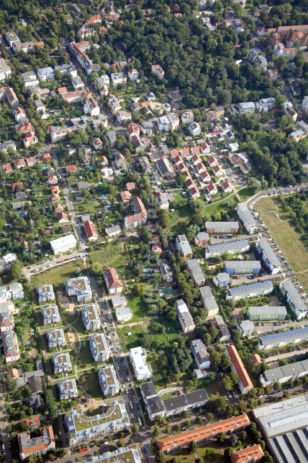 Luftaufnahme Berlin - Planfläche an der Waldemarstraße in Berlin-Niederschönhausen