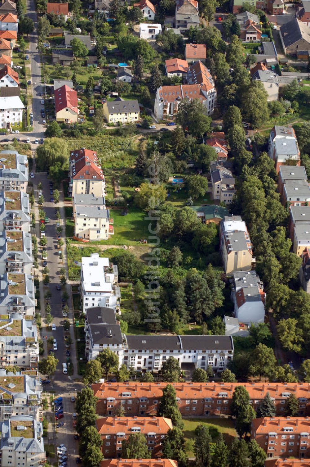 Luftbild Berlin - Planfläche an der Waldemarstraße in Berlin-Niederschönhausen