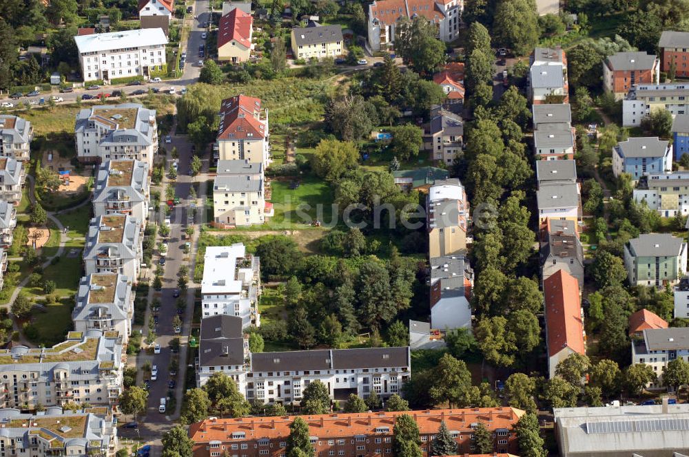 Berlin von oben - Planfläche an der Waldemarstraße in Berlin-Niederschönhausen