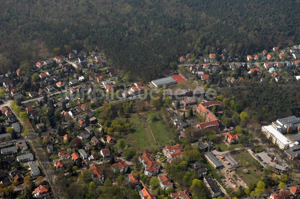 Luftbild Berlin - Planungs- und Baufläche für Einfamilienhäuser an der Frohnauer Strasse in 13467 Berlin