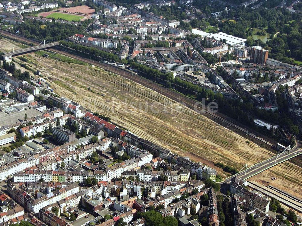 Luftbild Düsseldorf (NRW) - Planungsfläche Güterbahnhof - Düsseldorf (NRW)