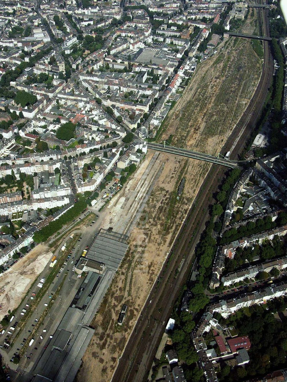 Luftaufnahme Düsseldorf (NRW) - Planungsfläche Güterbahnhof - Düsseldorf (NRW)