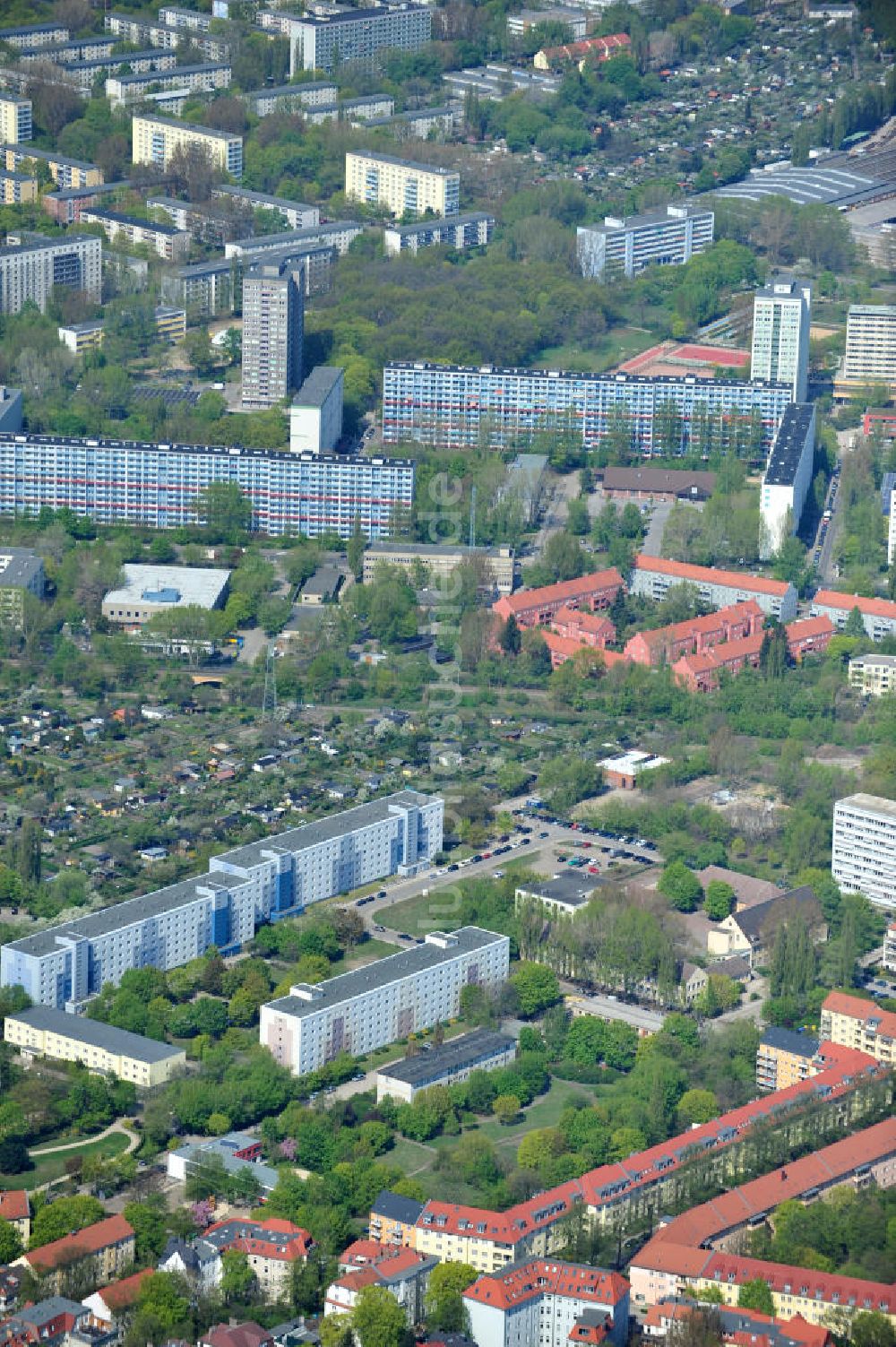 Luftaufnahme Berlin-Lichtenberg - Planungsfläche der NCC Deutschland am Aristotelessteig in Berlin-Lichtenberg