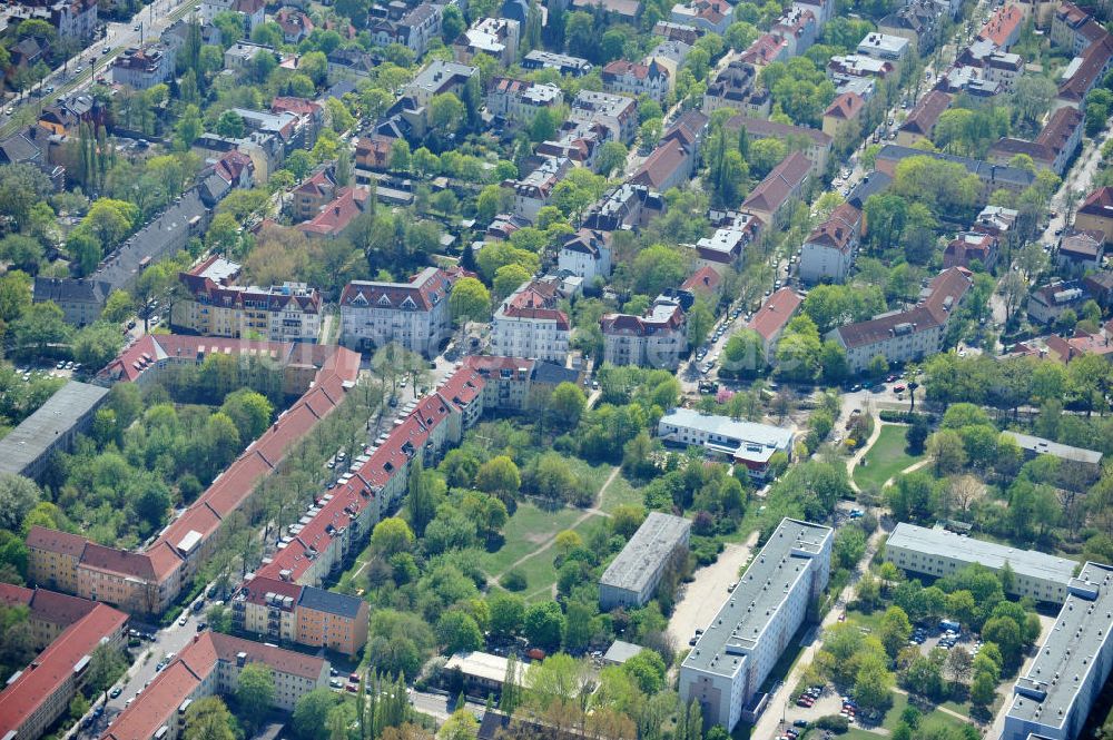 Berlin-Lichtenberg aus der Vogelperspektive: Planungsfläche der NCC Deutschland am Aristotelessteig in Berlin-Lichtenberg