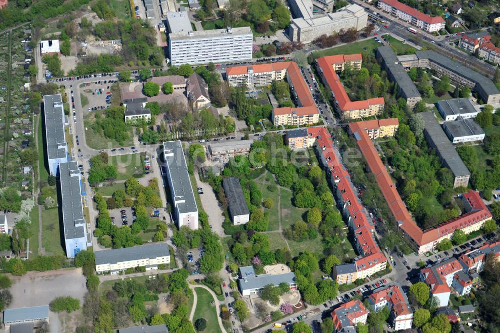 Luftaufnahme Berlin-Lichtenberg - Planungsfläche der NCC Deutschland am Aristotelessteig in Berlin-Lichtenberg