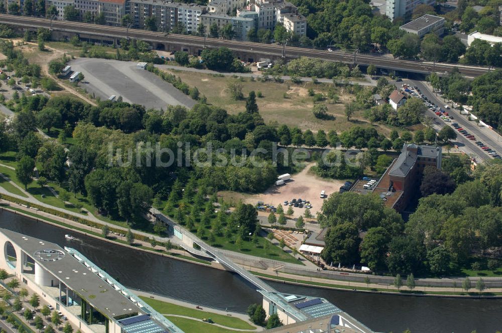 Berlin aus der Vogelperspektive: Planungsfläche für den Neubau des Bundesinnenministeriums in Berlin