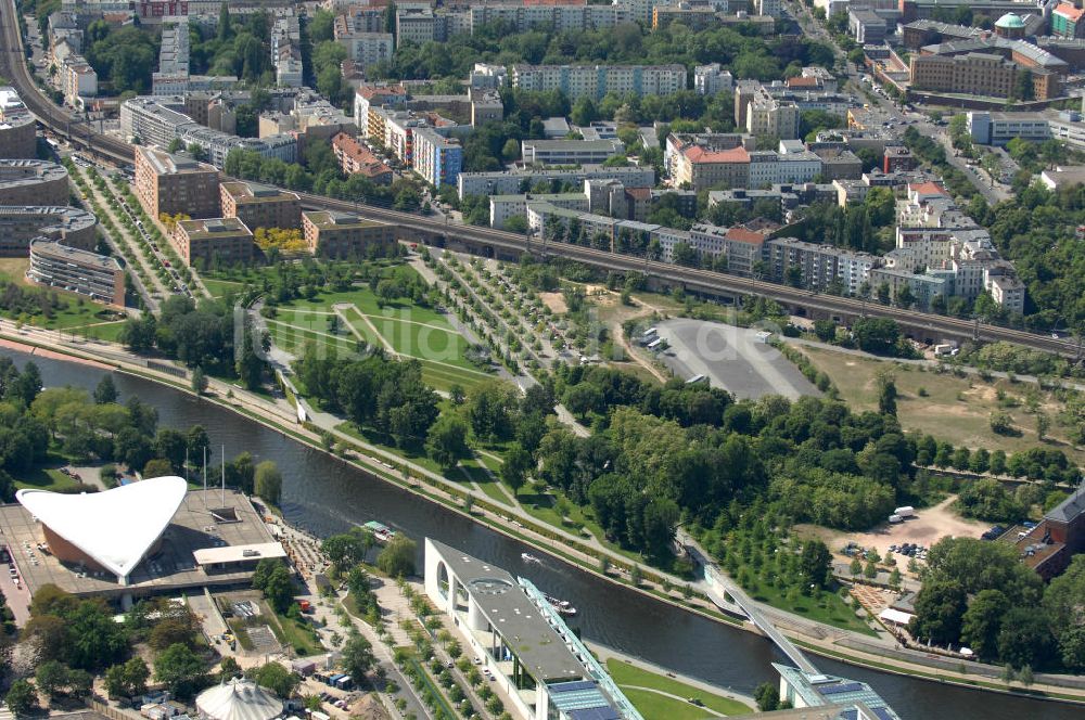 Luftbild Berlin - Planungsfläche für den Neubau des Bundesinnenministeriums in Berlin