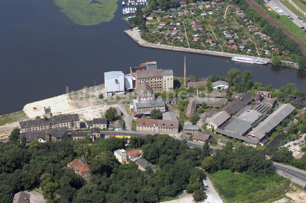 19.07.2007 aus der Vogelperspektive: Planungsfläche Speicherstadt in Potsdam