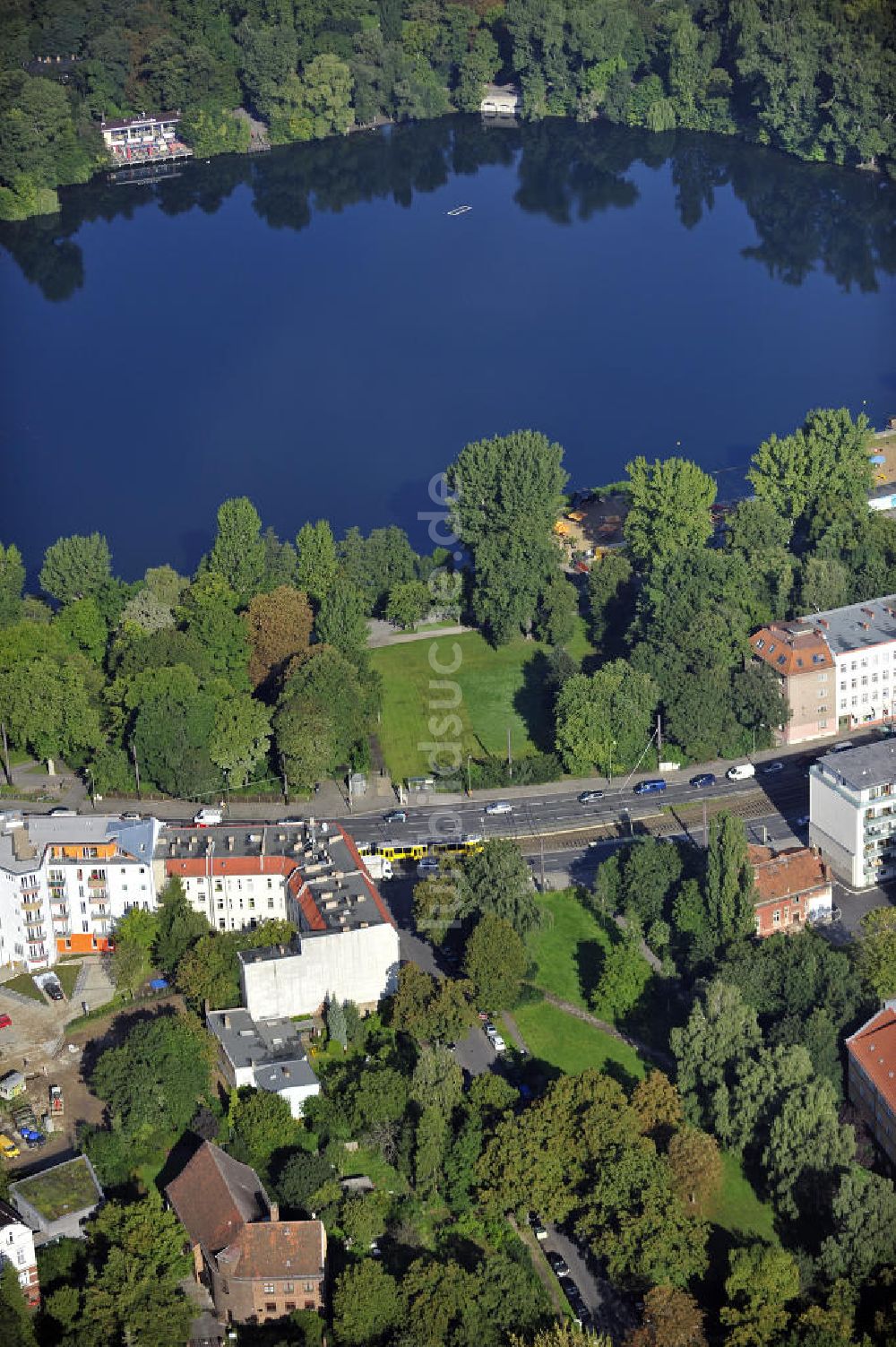 Luftaufnahme Berlin - Planungsfläche Wegenerstraße Berlin - Weißensee