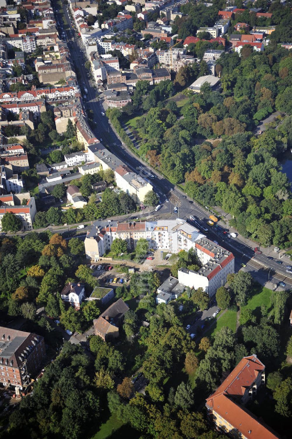 Berlin von oben - Planungsfläche Wegenerstraße Berlin - Weißensee