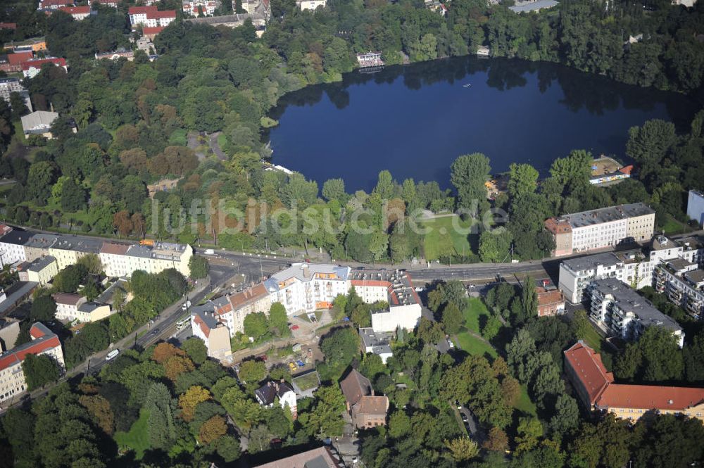 Luftbild Berlin - Planungsfläche Wegenerstraße Berlin - Weißensee