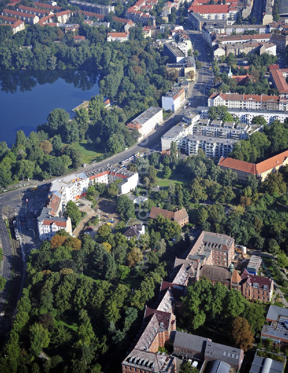 Berlin von oben - Planungsfläche Wegenerstraße Berlin - Weißensee