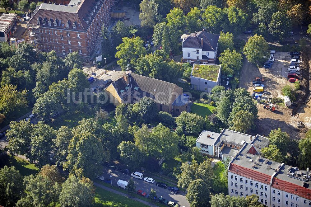 Luftbild Berlin - Planungsfläche Wegenerstraße Berlin - Weißensee