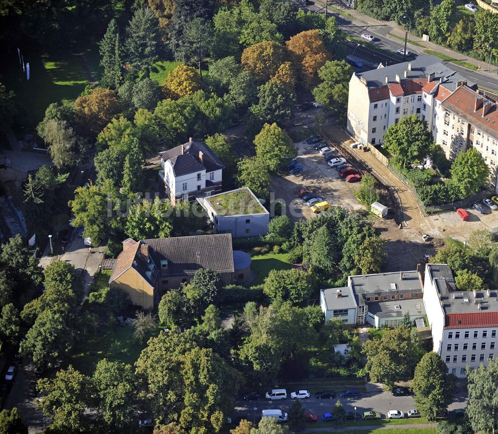 Berlin aus der Vogelperspektive: Planungsfläche Wegenerstraße Berlin - Weißensee