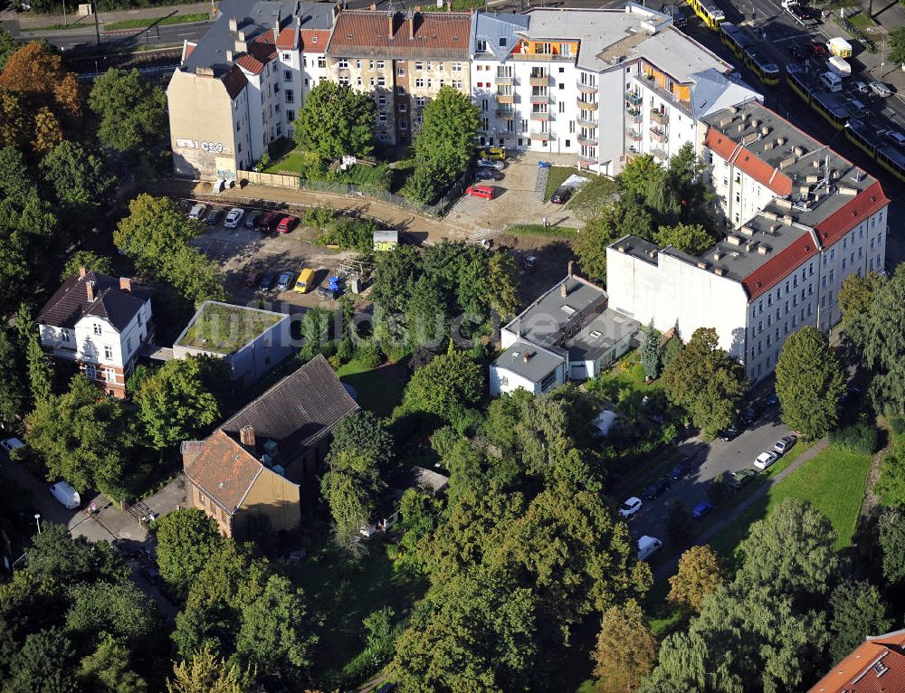 Berlin von oben - Planungsfläche Wegenerstraße Berlin - Weißensee