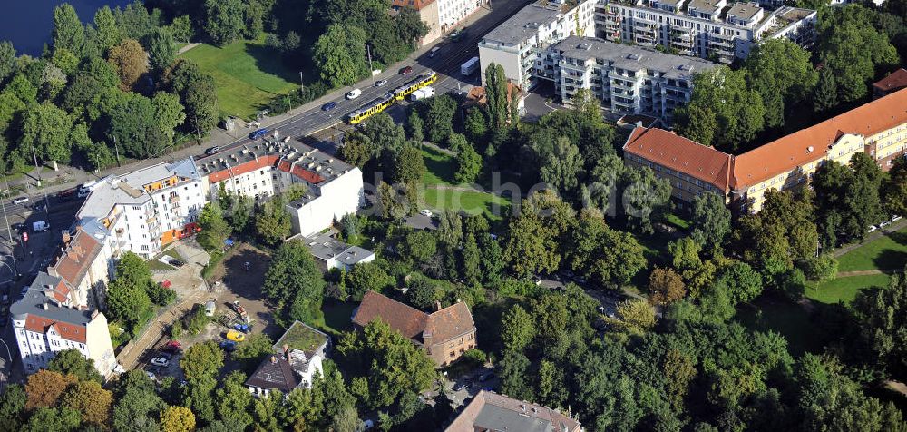 Luftbild Berlin - Planungsfläche Wegenerstraße Berlin - Weißensee