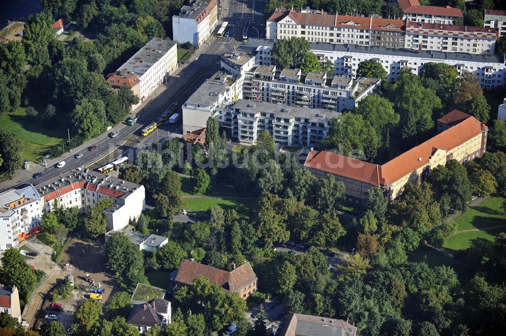 Luftaufnahme Berlin - Planungsfläche Wegenerstraße Berlin - Weißensee