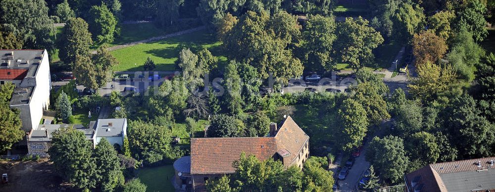 Luftbild Berlin - Planungsfläche Wegenerstraße Berlin - Weißensee