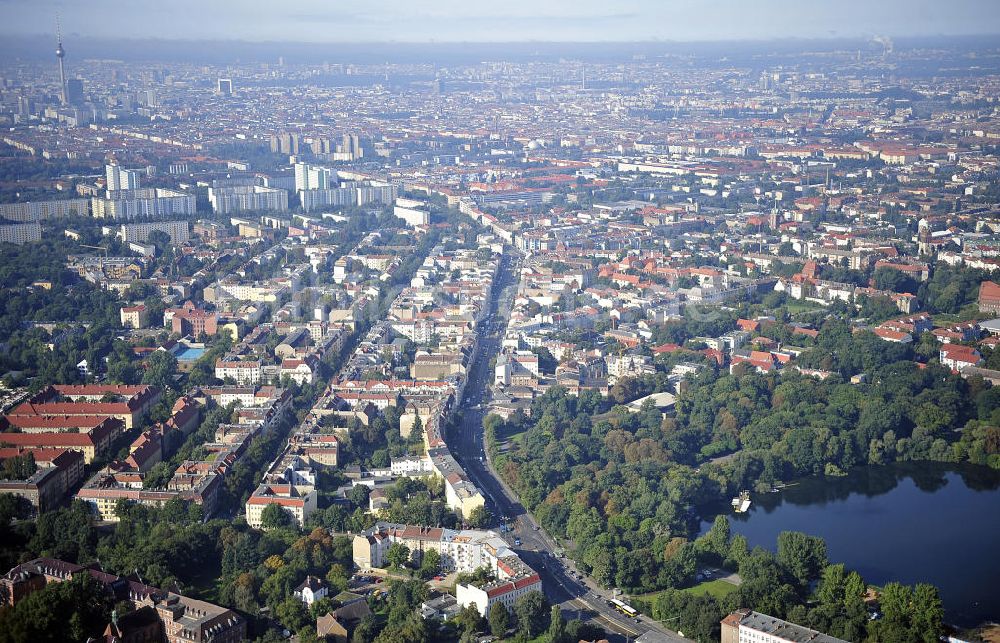 Berlin von oben - Planungsfläche Wegenerstraße Berlin - Weißensee