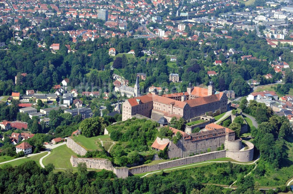 Luftaufnahme Kulmbach - Plassenburg in Kulmbach, Bayern