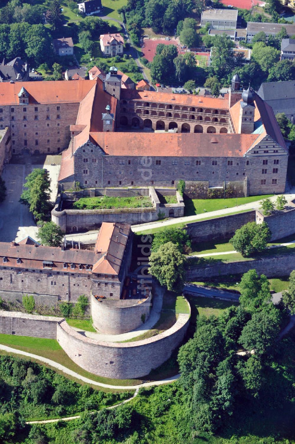 Luftaufnahme Kulmbach - Plassenburg in Kulmbach, Bayern