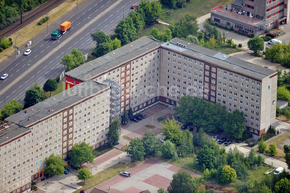 Luftbild Berlin - Plattenbau in Berlin Lichtenberg