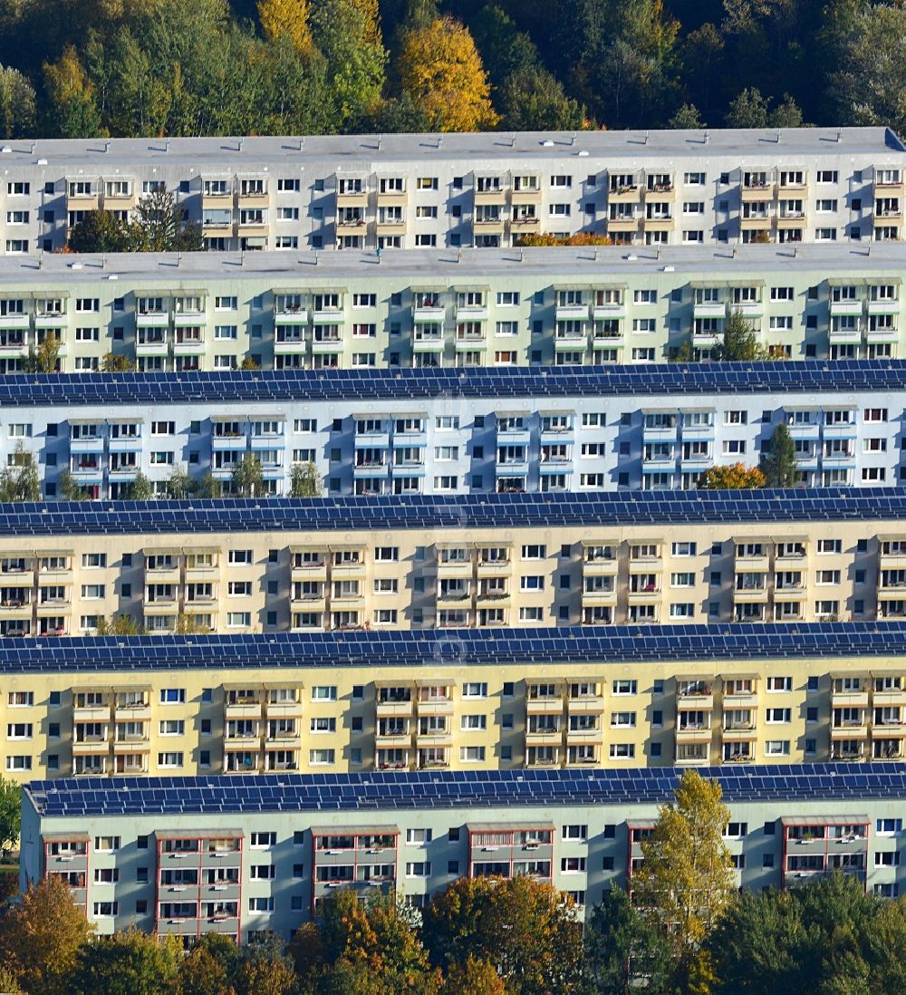 Luftbild Greifswald - Plattenbau Wohngebiet in Greifswald im Bundesland Mecklenburg-Vorpommern