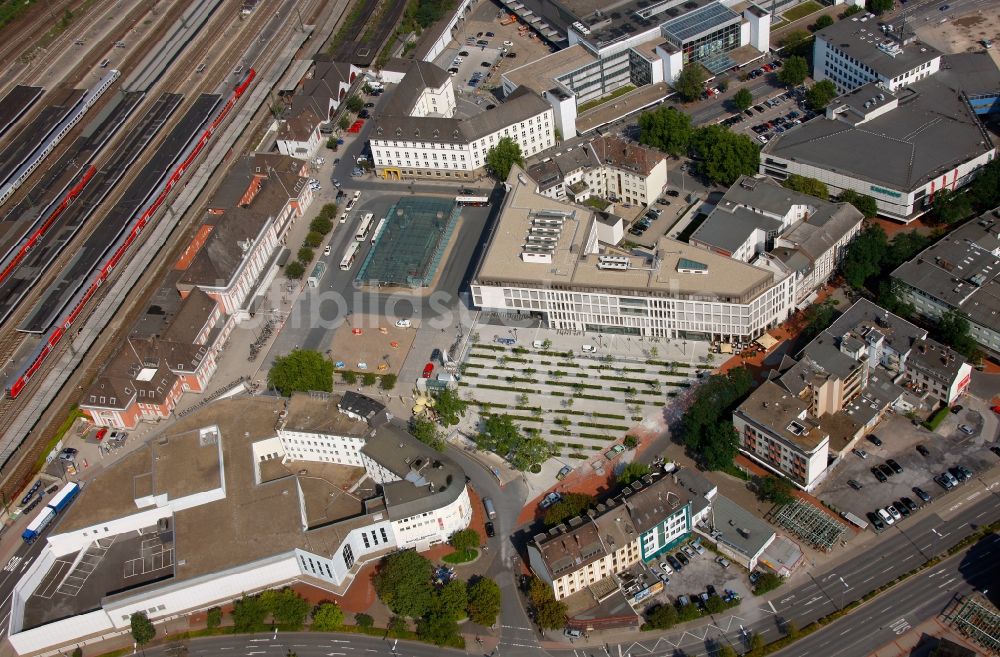 Luftbild Hamm - Platz der Deutschen Einheit in Hamm im Bundesland Nordrhein-Westfalen