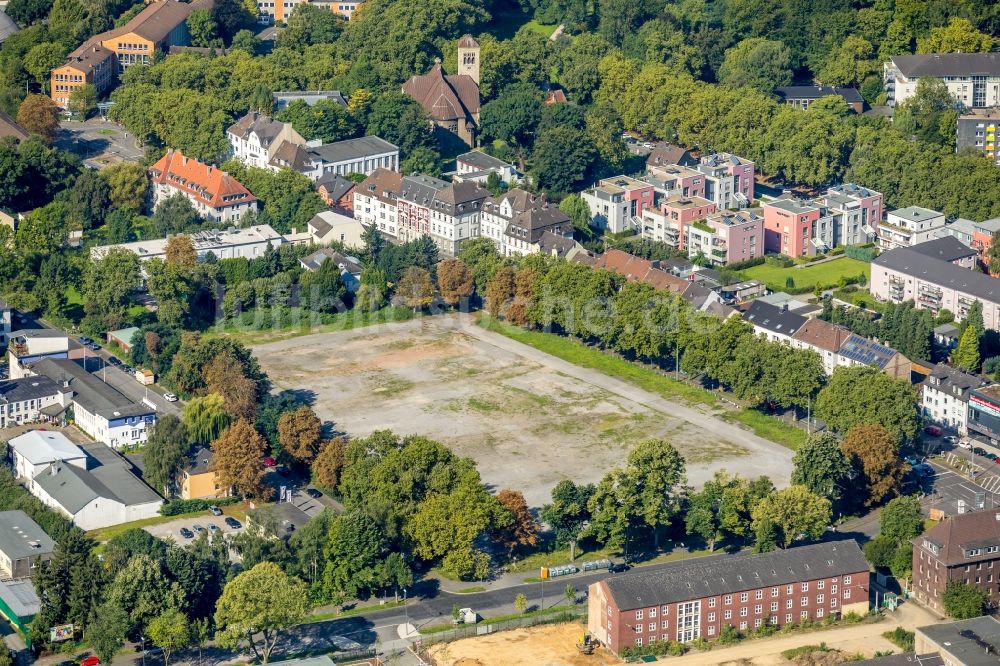 Bochum aus der Vogelperspektive: Platz- Ensemble Festplatz Castroper Straße in Bochum im Bundesland Nordrhein-Westfalen, Deutschland