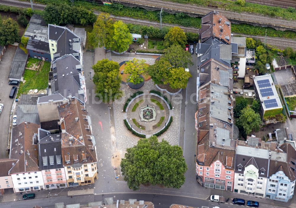 Hagen aus der Vogelperspektive: Platz- Ensemble in Hagen im Bundesland Nordrhein-Westfalen, Deutschland