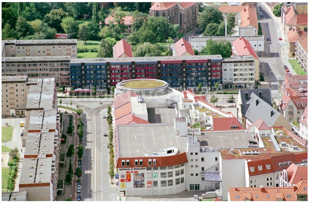 Luftbild Halberstadt - Platz- Ensemble Holzmarkt in Halberstadt im Bundesland Sachsen-Anhalt, Deutschland