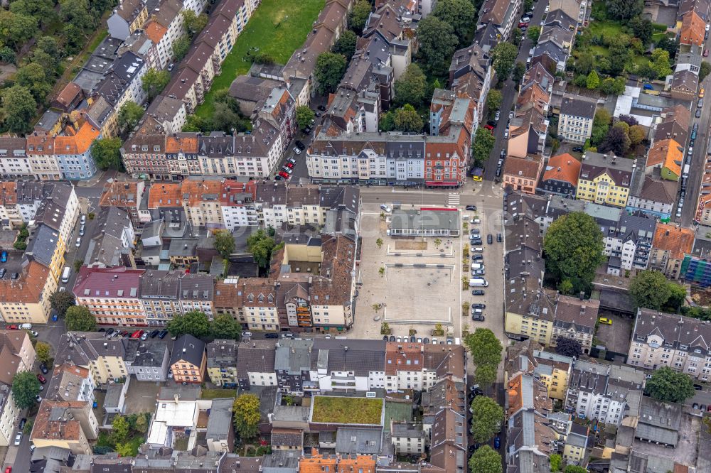 Luftaufnahme Hagen - Platz- Ensemble Wilhelmsplatz in Hagen im Bundesland Nordrhein-Westfalen, Deutschland