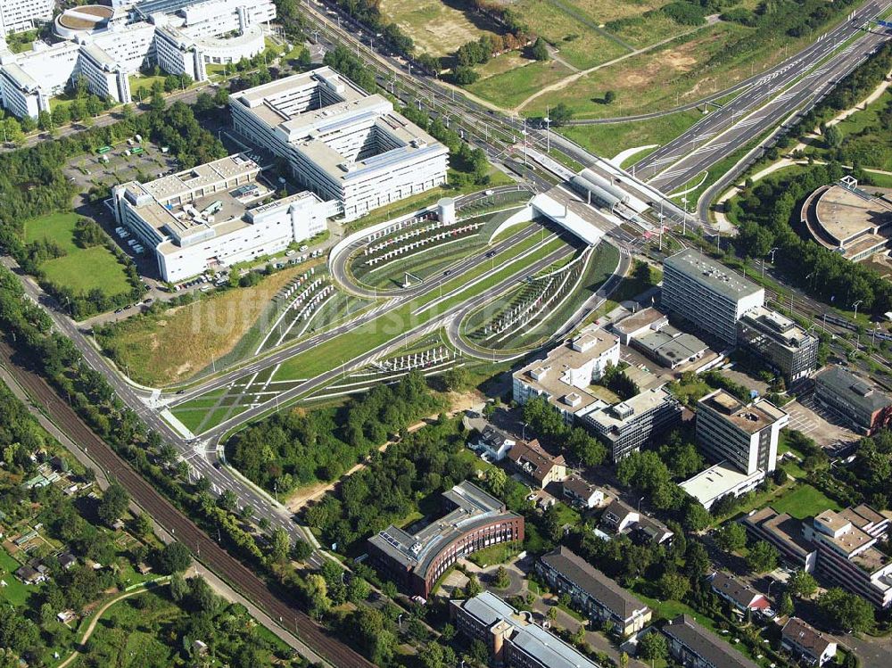 Luftbild Bonn (NRW) - Platz der Vereinten Nationen und Polizeipräsidium - Bonn (NRW)