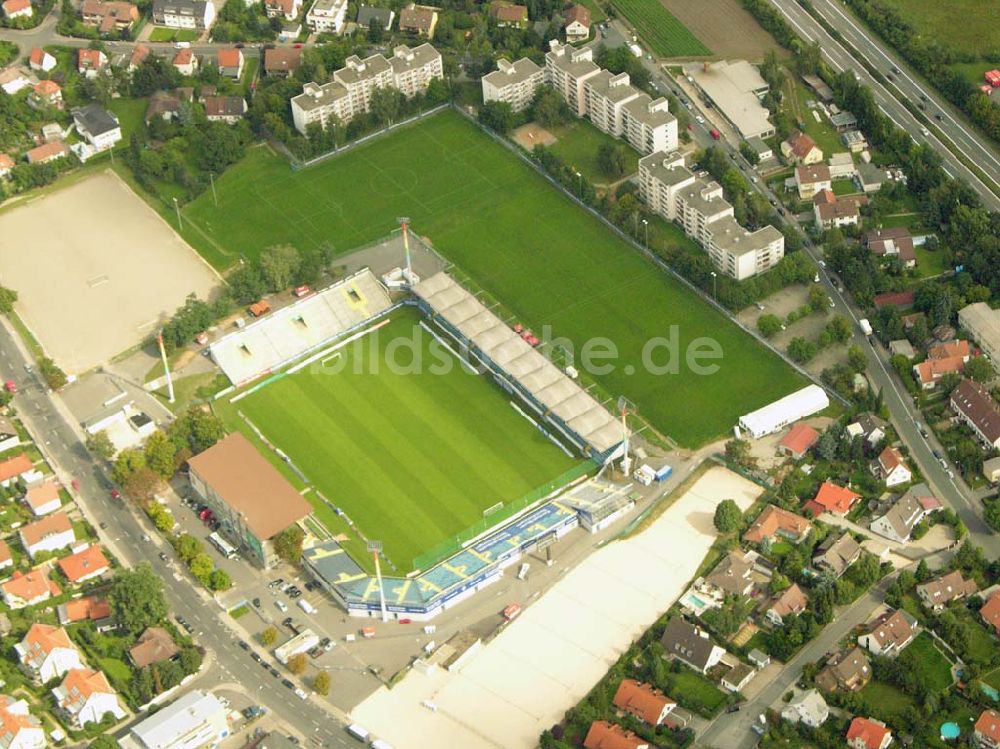 Luftaufnahme Fürth - Playmobil-Stadion in Fürth