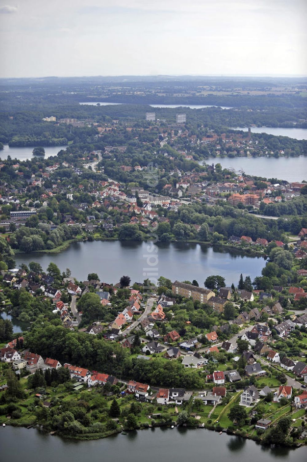 Luftaufnahme Plön - Plön und Großer Plöner See