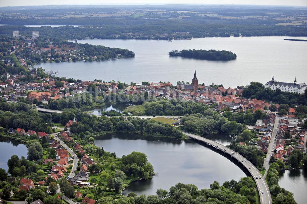 Luftbild Plön - Plön und Großer Plöner See