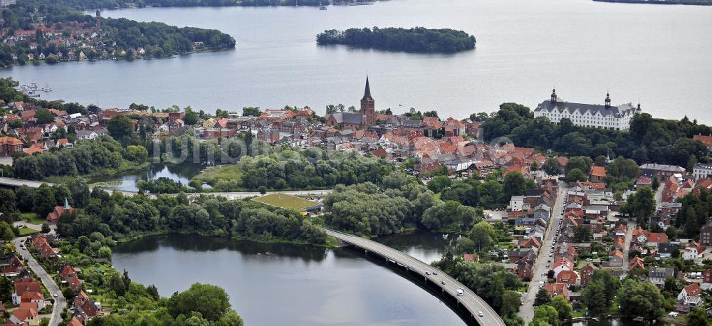 Luftaufnahme Plön - Plön und Großer Plöner See