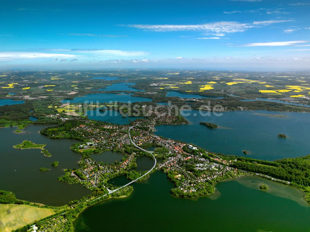 Luftbild Plön - Plön, die Kreisstadt des Kreises Plön