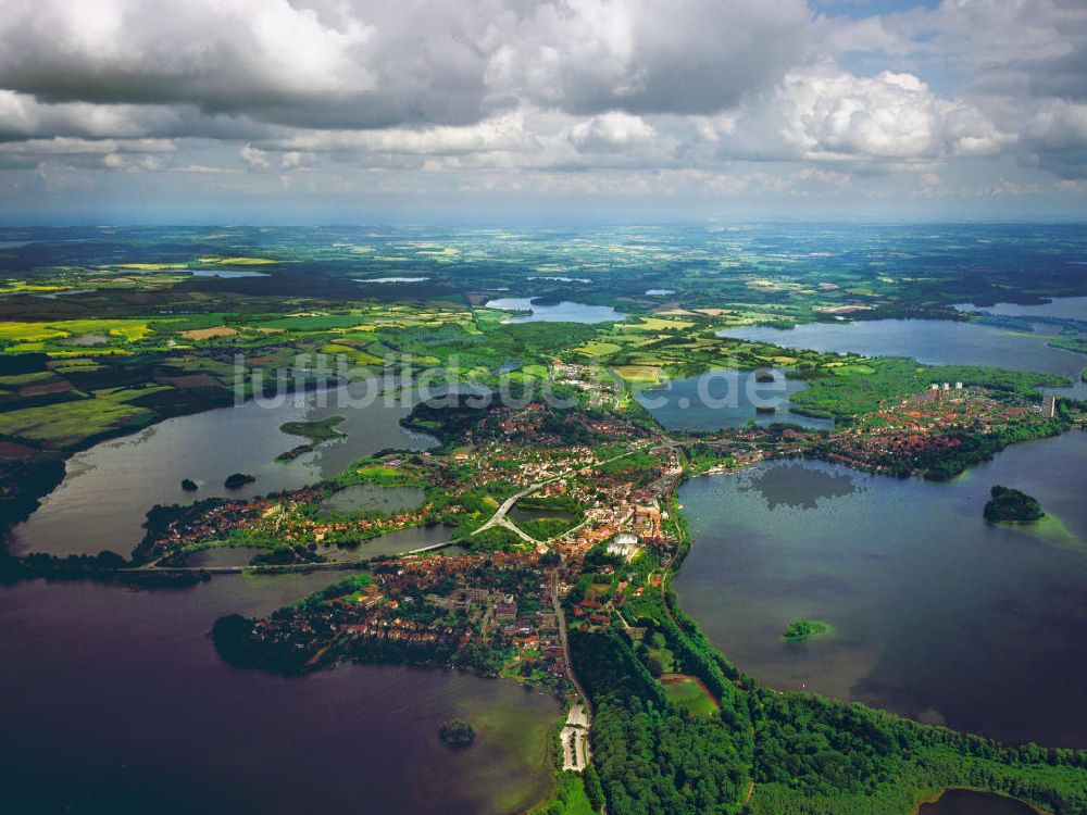 Plön aus der Vogelperspektive: Plön, die Kreisstadt des Kreises Plön