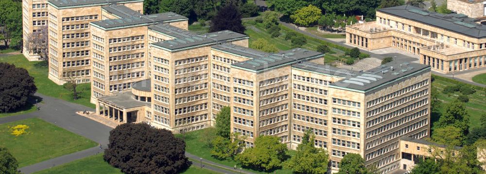 Frankfurt am Main aus der Vogelperspektive: Pölzig-Bau in Frankfurt am Main