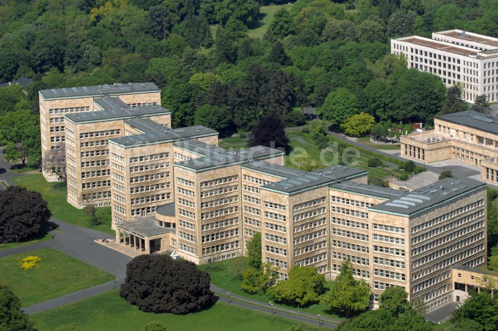 Luftbild Frankfurt am Main - Pölzig-Bau in Frankfurt am Main