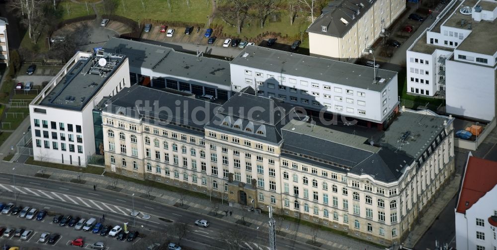 Chemnitz aus der Vogelperspektive: Polizeidirektion Chemnitz im Bundesland Sachsen