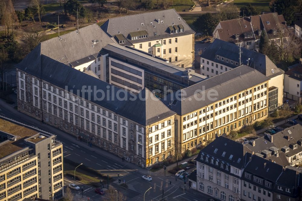 Luftbild Essen - Polizeipräsidium Essen-Rüttenscheid in Essen im Bundesland Nordrhein-Westfalen