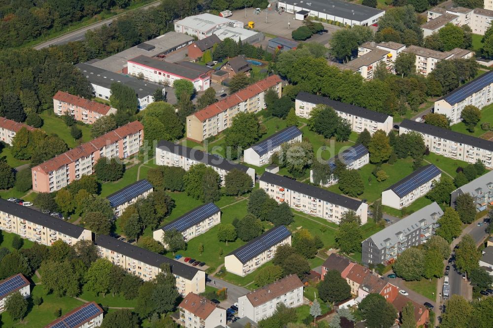 Luftbild Gelsenkirchen - Pommernsiedlung in Gelsenkirchen im Bundesland Nordrhein-Westfalen