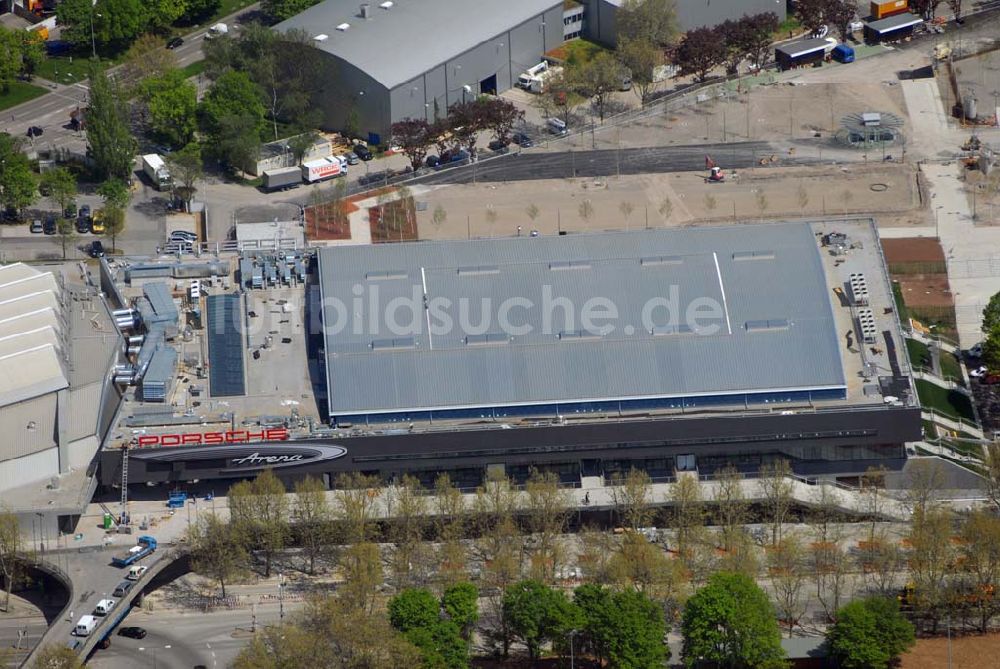 Luftbild Stuttgart - Porsche-Arena in Stuttgart