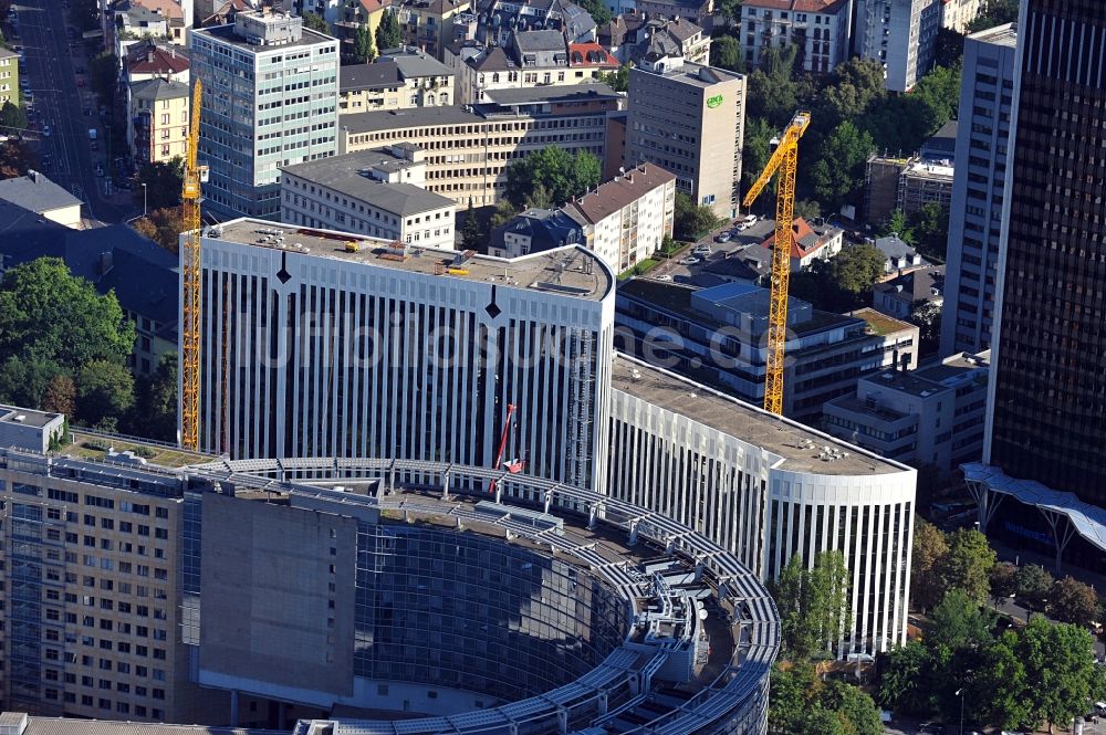 Frankfurt am Main von oben - Poseidon-Haus in Frankfurt am Main / Westend Süd im Bundesland Hessen