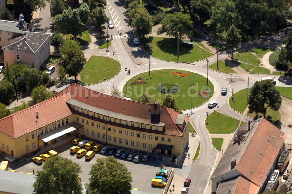 Naumburg an der Saale aus der Vogelperspektive: Post Naumburg