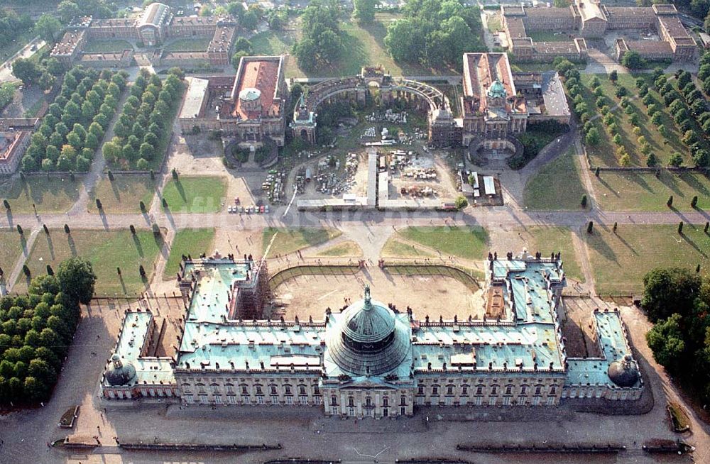 Postdam / Brandenburg von oben - Postdam Neues Palais 1.10.1993