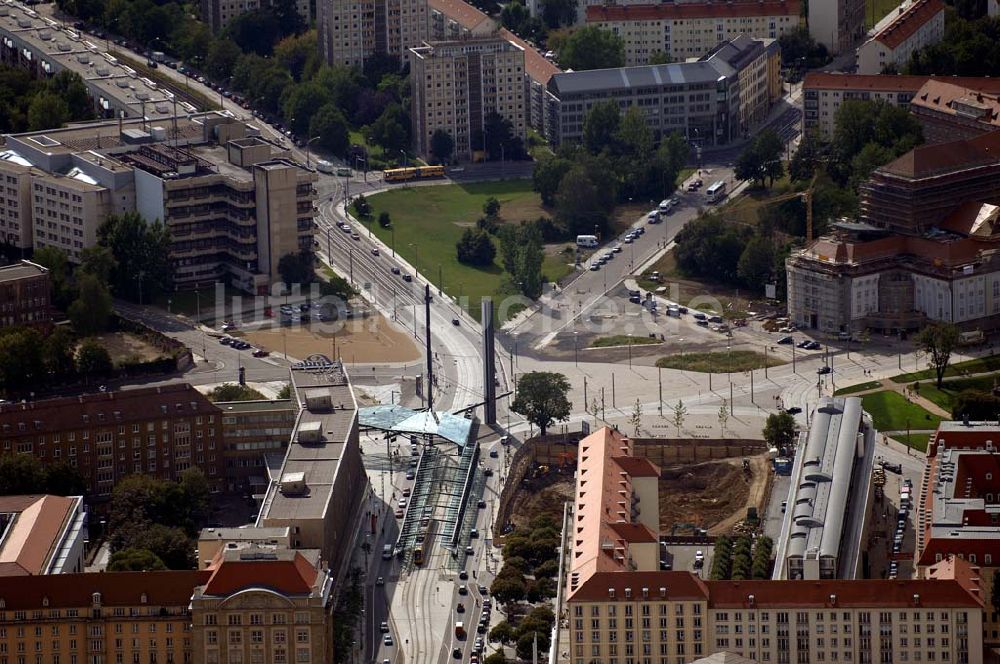 Luftaufnahme DRESDEN - Postplatz (Dresden)