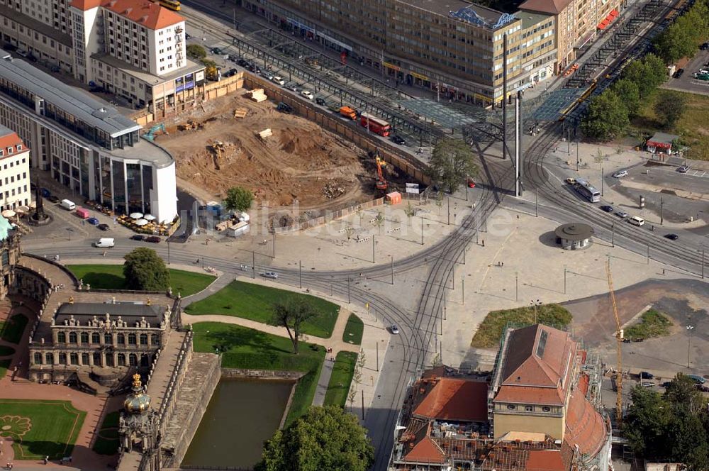 Luftaufnahme Dresden - Postplatz (Dresden)